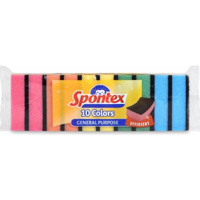 Spontex Houbičky na nádobí Colours 10 ks – Zbozi.Blesk.cz