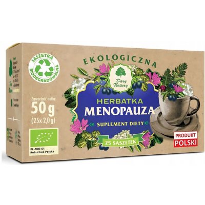 Bio čaj na menopauzu Dary Natury 50 g 25 sáčků – Hledejceny.cz