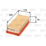 Vzduchový filtr VALEO 585209 – Hledejceny.cz