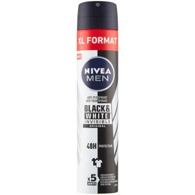 Nivea Men Black & White Invisible Original deospray 200 ml – Zbozi.Blesk.cz