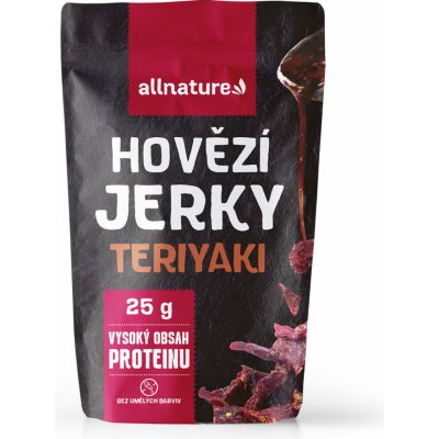 Allnature Beef Teriyaki Jerky 25 g – Zboží Dáma