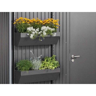 FloraBoard k domku Biohort®, tmavě šedá – Hledejceny.cz