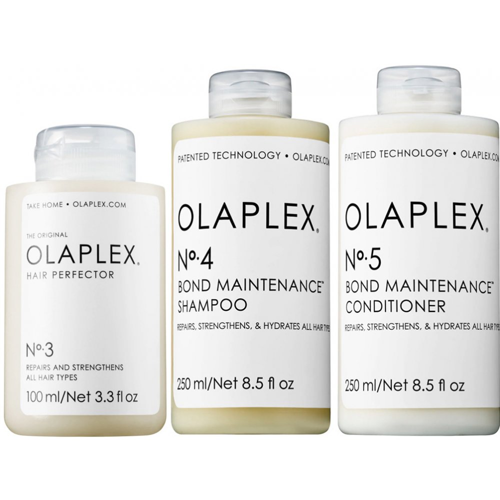 Olaplex No. 4 Shampoo 250 ml + No. 5 Conditioner 250 ml + No. 3 Hair  Perfector 100 ml dárková sada — Heureka.cz