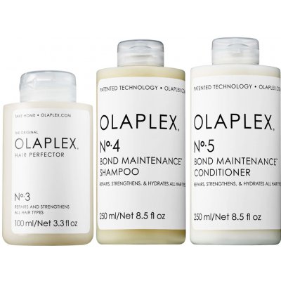 Olaplex No. 4 Shampoo 250 ml + No. 5 Conditioner 250 ml + No. 3 Hair Perfector 100 ml dárková sada – Zbozi.Blesk.cz