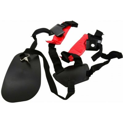 GEKO Popruh na křovinořez, černočervený – Hledejceny.cz