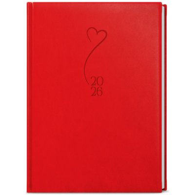 Prokop Vivella B6 Týdenní 2026 červená Srdce – Sleviste.cz