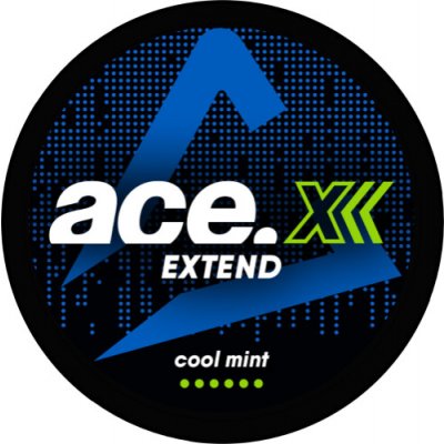 ACE X EXTEND Cool Mint 10 mg Slim 20 sáčků – Hledejceny.cz