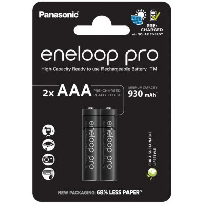 Panasonic Eneloop Pro 930mAh AAA 2ks 4HCDE/2BE – Zboží Živě