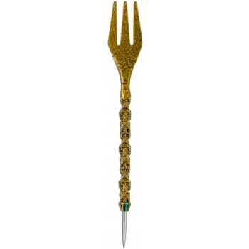 Fork & Foil Punch Skull Gold