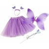 Dětský karnevalový kostým Stoklasamotýlí víla4 fialová levandule