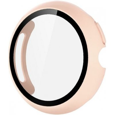 VSECHNONAMOBIL 119835 PC FULL COVER Plastový kryt se sklem pro Google Pixel Watch 4 41mm světle růžový – Zboží Živě