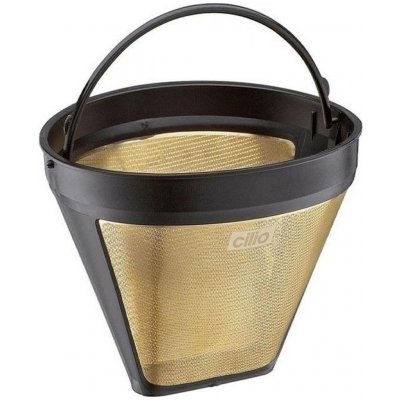 Cilio Permanentní filtr vel 4 zlatý nerez – Zboží Dáma