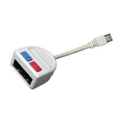 SOLARIX Rozdvojka počítač (10BaseT)/telefon 2 x RJ45 13206440 – Sleviste.cz