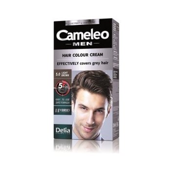 Delia Cameleo barva na vlasy pro muže 5.0 světle hnědá 30 ml