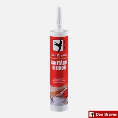 Den BRAVEN Sanitární silikon NANO TECH 280 ml černý