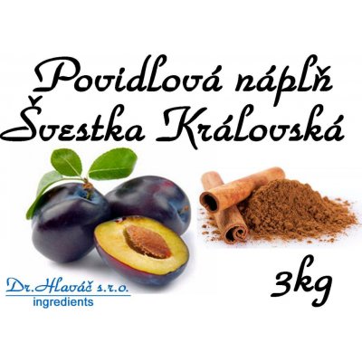 Dr.Hlaváč - Povidlová náplň ŠVESTKA Královská+skořice/rum 3kg – Sleviste.cz