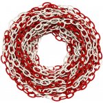 Flomat plastový vymezovací řetěz 25 m x 0,6 cm bílo-červená – Hledejceny.cz