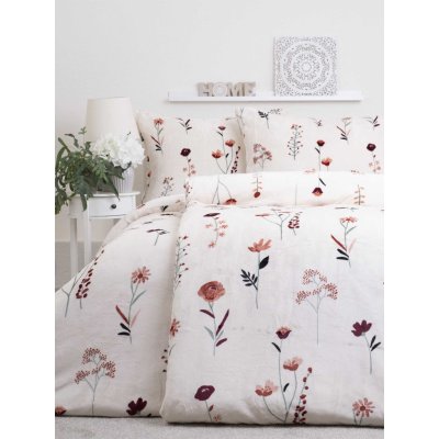 MKLuzkoviny.cz povlečení mikroplyš Exclusive Vlčí máky béžové 140x200 70x90 – Zboží Dáma