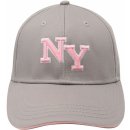 No Fear NY Cap Lds 40 Grey/Pink Dámské