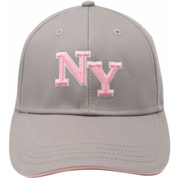 No Fear NY Cap Lds 40 Grey/Pink Dámské