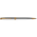 Parker Sonnet Stainless Steel GT kuličkové pero dárková sada se zápisníkem 1502/5291510 – Zboží Živě