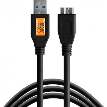 Tether Tools CU5453 USB 3.0 na Micro-B, 4,6m, černý