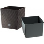 Prosperplast RATO LOW antracit 26.2 x 26.2 x 26.6 cm – Zboží Dáma