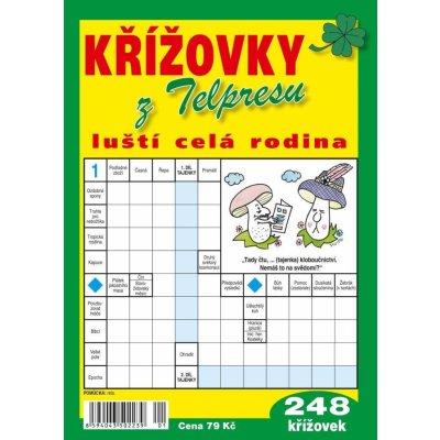 Křížovky z Telpresu luští celá rodina - 248 křížovek 2/2023 – Hledejceny.cz