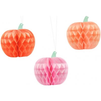 PartyDeco Papírové Honeycomb Dýně mix – Zboží Mobilmania