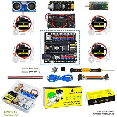Keyestudio Starter Kit pro robota Otto DIY bez těla z 3D tisku KS0358 – Hledejceny.cz