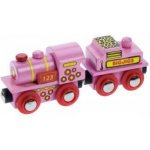 Bigjigs Růžová mašinka – Sleviste.cz