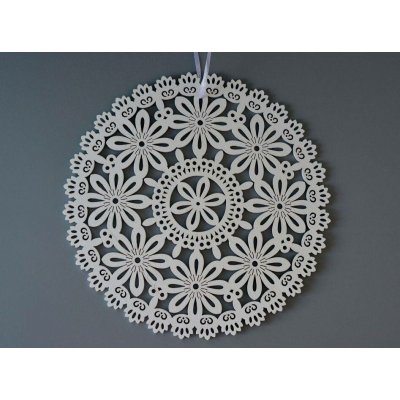 Dřevěný závěs / dekorace - Mandala – Hledejceny.cz
