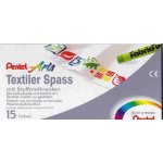 Pentel Artist Voskovky na textil sada 15 ks – Zbozi.Blesk.cz