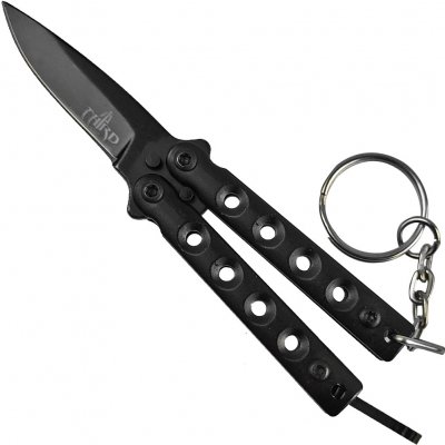 Amont Mini Balisong THIRD KEYCHAIN - BLACK