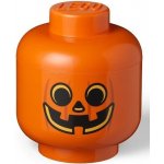 LEGO® Oranžový úložný box ve tvaru dýně Pumpkin 27 cm – Zboží Dáma