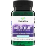Swanson Selenium L-Selenomethionine 100 ug 200 kapslí – Hledejceny.cz