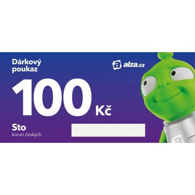 Elektronický dárkový poukaz Alza.cz na nákup zboží v hodnotě 100 Kč – Sleviste.cz