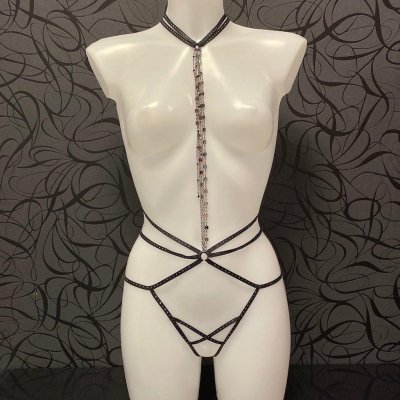 Agent Provocateur Playsuit Rubi Černá