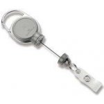 Durable Extra Strong - klip s navíjecí šňůrou a karabinou - šedý – Zboží Dáma