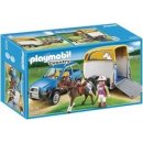 Playmobil 5223 AUTO S PŘÍVĚSEM PRO KONĚ