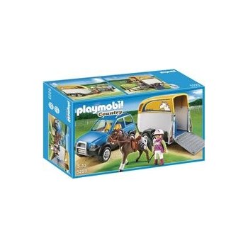 Playmobil 5223 AUTO S PŘÍVĚSEM PRO KONĚ