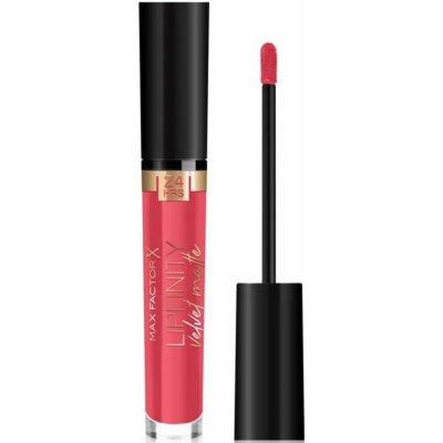 Max Factor Lipfinity Velvet Matte 24HRS tekutá matná rtěnka 025 Red Luxury 3,5 ml – Sleviste.cz