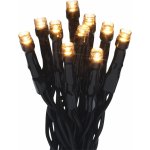 VLC LED světelný řetěz 20 x LED teplá bílá IP44 černý 1,72 m – Hledejceny.cz