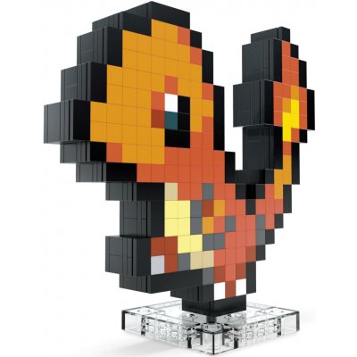 Mega Bloks Mega Pokémon Pixel art - Charmander – Zbozi.Blesk.cz