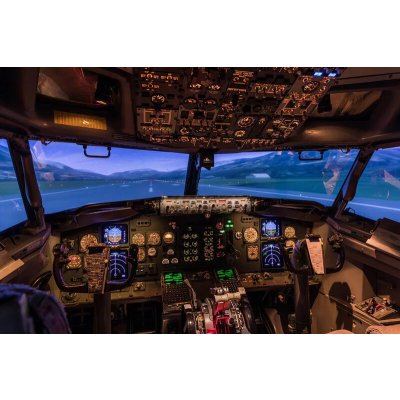 Certifikovaný plně pohyblivý simulátor Boeing 737 – Hledejceny.cz