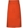 Zástěra Link Kitchen Wear Kuchařská zástěra Xl X1000 Orange Pantone 1655 70x120cm