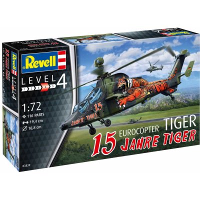 Revell Eurocopter Tiger 15 Years Tiger ModelSet vrtulník 63839 barvy 1:72 – Zboží Mobilmania