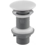 Isvea Umyvadlová výpust 5/4“, click-clack, bílá matná 38TP0166I – Sleviste.cz