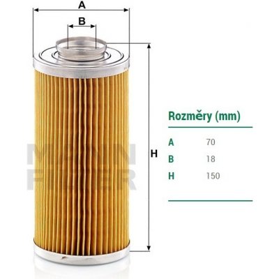 Filtr oleje hydrauliky h20,h724/2x desta, zetor, john deere, taz, perkins 0434565_A – Sleviste.cz