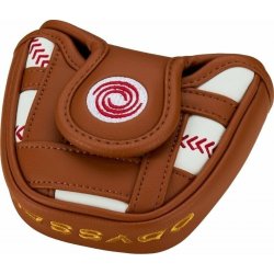 Odyssey Baseball mallet headcover na putter hnědo-bílý